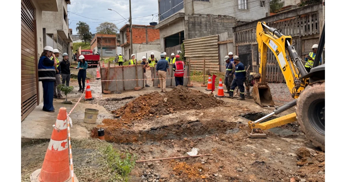 ‘Sem água é impossível sobreviver!’: morador comemora chegada da água encanada em comunidades de Arujá — imagem divulgada pela fonte.