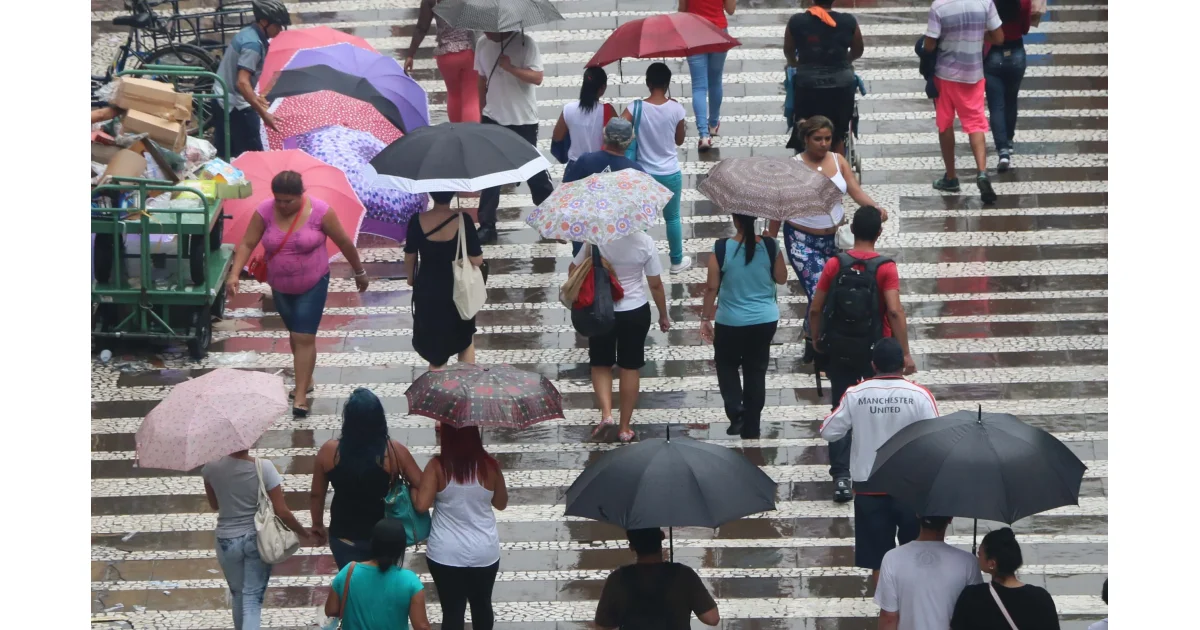 Defesa Civil alerta para temporais em São Paulo, com chuvas mais abrangentes na quinta-feira (29) — imagem divulgada pela fonte.