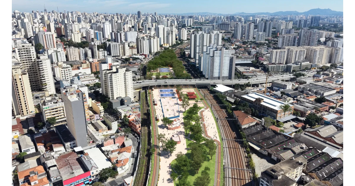 Governo de SP lança edital para contratar empresa responsável pela implementação do Parque do Moinho — imagem divulgada pela fonte.