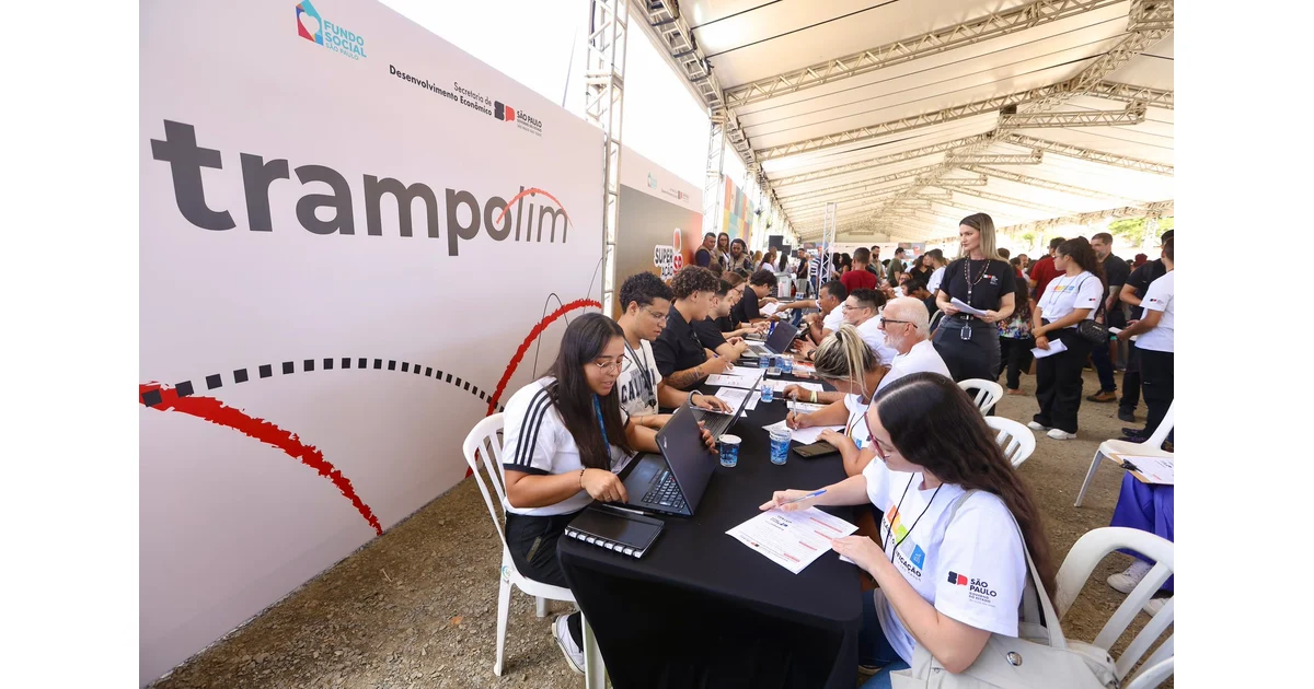 Empresas de São Paulo podem usar o portal Trampolim para contratar temporários no fim de ano — imagem divulgada pela fonte.